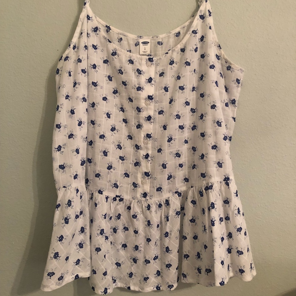 Old Navy thin strap peplum